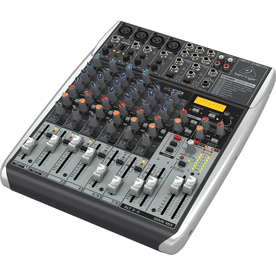 Микшерный пульт Behringer QX1204USB, 10 кан, DSP FX Klark Teknik, USB-audio