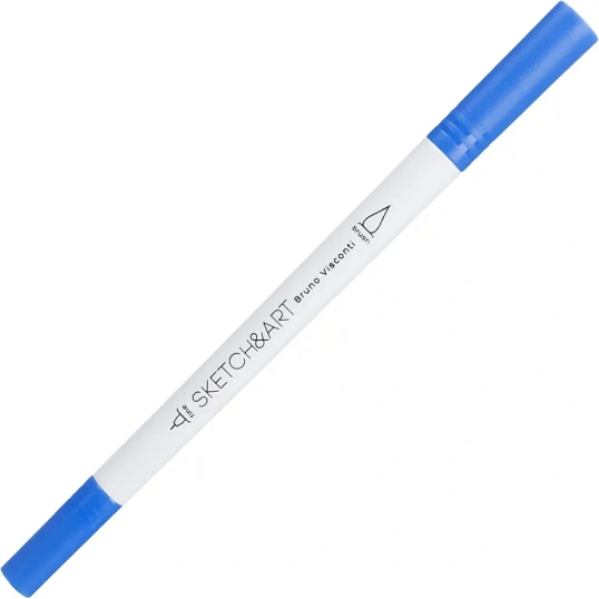 Набор маркеров ДВУС.СКЕТЧ-МАРКЕРЫ(КИСТОЧКА+ЛИНЕР)SKETCH&ART12 ЦВ.,22-0082