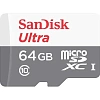Карта памяти SanDisk Ultra microSDXC UHS-I Cl10, SDSQUNR-064G-GN3MN