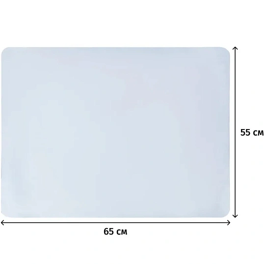 Коврик на стол Attache 55x65см ПВХ прозрачный, eco