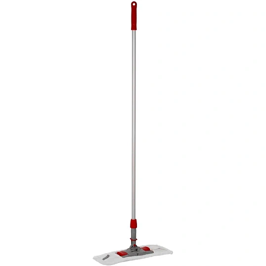 Держатель МОПа универс/зажимы, пластик LuscanProf  50х11см, серый/красный