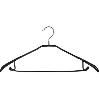 Вешалка-плечики WW_Attache HD607/MHP016 металл,покрыто ПВХ,р50-52 черн