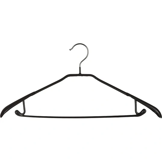 Вешалка-плечики WW_Attache HD607/MHP016 металл,покрыто ПВХ,р50-52 черн