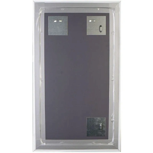 Зеркало МГЛ_настенное НБ54 (404х704) багет ПЛС теплое серебро