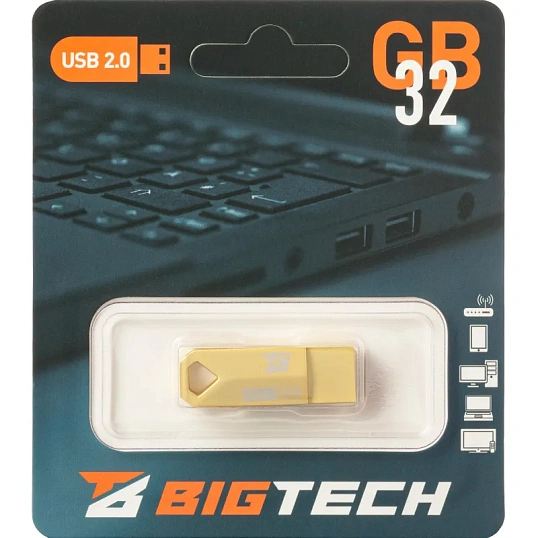 Флеш-память BigTech UFD003, USB2.0, 32GB