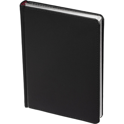 Ежедневник недатированный А5 Sidney Nebraska,черн,сереб.обр,272стр 3-128/16