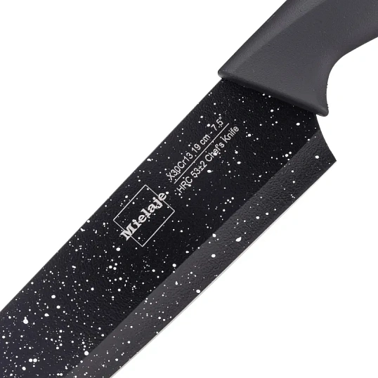Нож Шеф Santoku 18 см. рукоять Soft Touch, Mielaje, 81519