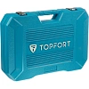 Набор инструмента Topfort 143 предмета 1/2, 3/8 и 1/4