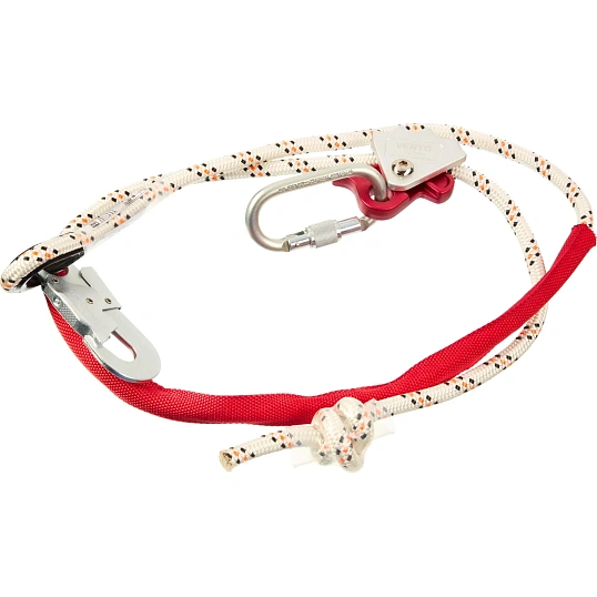 Строп веревочный одинарный с регулятором длины ползунк типа В11у vnt B11y