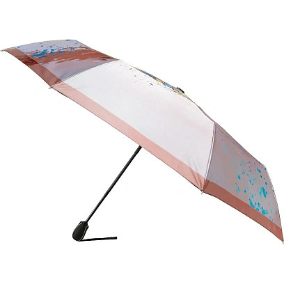 Зонт жен. Fabretti, автомат, 3 сложения, сатин, UFS0108-12