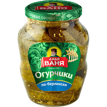 Огурцы Консервация марин. По-Берлински Дядя Ваня, 680г