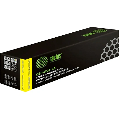 Картридж лазерный Cactus CSP-W2412A 216A жел. для HP MFP M182/M183