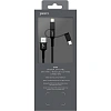 Кабель PERO, DC-06, 2.4А, 2м, Lightning/micro USB/Type-C, черный