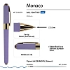 Ручка шариковая неавтомат. MONACO лаван.корп,0,5мм,син,манж20-0125/16