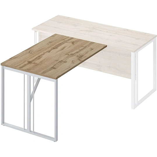 Брифинг Комус Мебель К-Loft Director 241B001 1200х800х752 дуб натур/белый