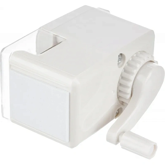 Точилка механическая Attache Economy, 8 мм, фиксация карандаша, белая