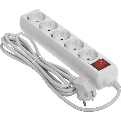 Сетевой фильтр Buro 500SL-3-G 3м (5 розеток) серый