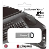 Флеш-память Kingston DataTraveler Kyson, USB 3.2 G1, сереб, DTKN/64GB