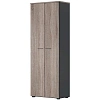 Корпус гардероба Комус Мебель К-Loft 241H010 786х420х2106 сонома темн/граф