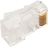 Коннектор RJ45 TWT TWT-PL45-8P8C/JR100 UTP 8P8C унив cat.5e 100шт/уп