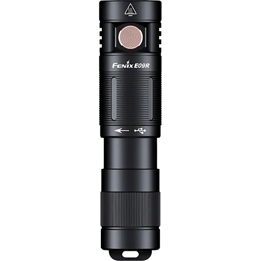 Фонарь Fenix E09R, черный, E09Rbk
