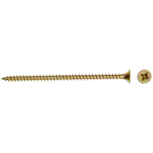 Саморезы универсальные  90х5,0 мм (100 шт/уп) желтые  Zitar (102267)