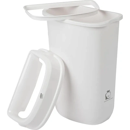 Контейнер для мусора (корзина) Luscan Prof Etalon 12л белый 151041