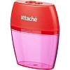 Точилка Attache, 2 отверстие, с контейнером, в ассорт