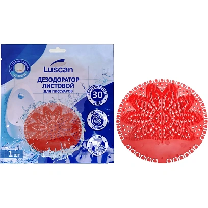Дезодоратор листовой для писсуаров Luscan красный 1шт