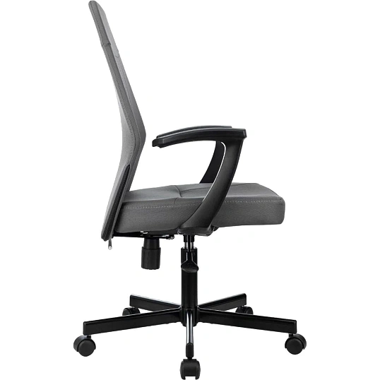 Кресло VB_EChair 224 PPU серый Neo Grey металл