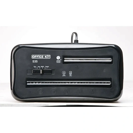 Шредер (уничтожитель) Office Kit S35, 4ур.секр., 9лист, 14л