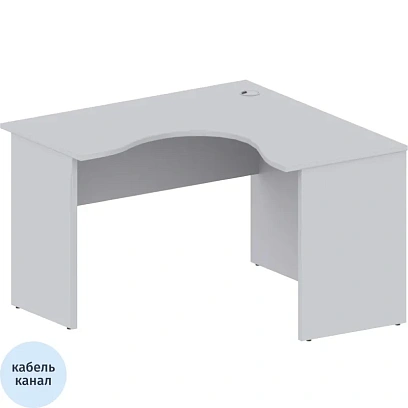 Стол Easy One правый (880,881) серый Ш1200 Г1200