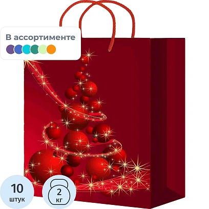 Пакет подарочный ламин.(324x445x102)XL25 521/522/523/524/525 mix_НГ 10шт/уп