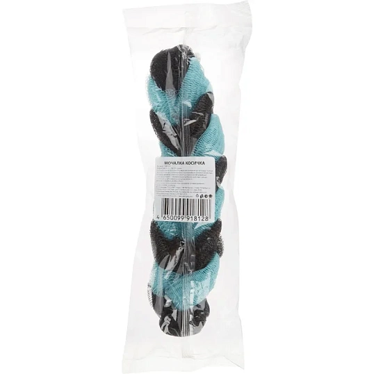 Мочалка для тела Косичка нейлон 80гр 9зв 8128 в ассортименте