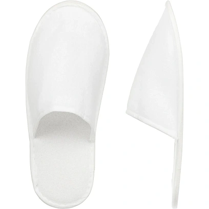 Тапочки одноразовые  флис,(поролон) Эва 4 мм закрытый мыс,160 пар