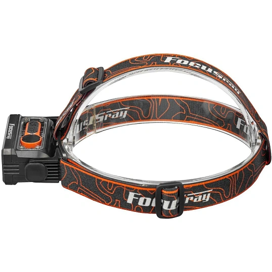 Фонарь налобный FOCUSray 1322 акку 18650 1200мАН 200люмен ,цифровой дисплей