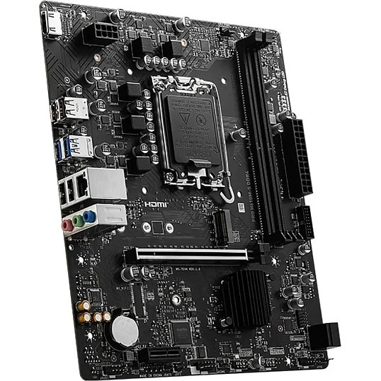 Материнская плата MSI PRO H610M-S DDR4, intel H610, s1700,2xDDR4,mATX
