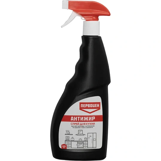 Чистящее средство для кухни Антижир спрей ПЕРВОЦЕН 500мл. 3193