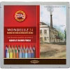 Карандаши акварельные MONDELUZ Пейзаж 24цв/наб металл.коробка 3724024013PL