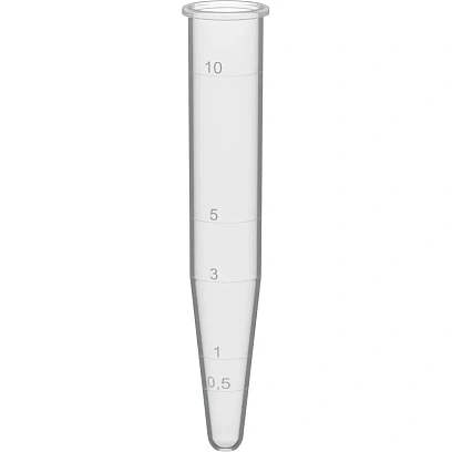 Пробирка лабораторная конич 10 мл, 100 шт/уп Перинт ПЗ-16-100-ПП ГУ