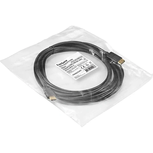 Кабель DP-HDMI ExeGate EX-CC-DP-HDMI-10.0 (20M/19M, 10м, экран) EX294713RUS