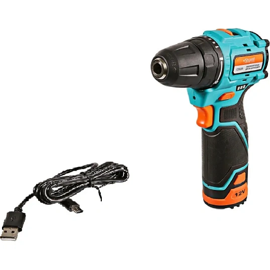 Дрель-шуруповерт акк.б/щ Sturm!,12В,1BatterySystem12V,35Нм CD1235