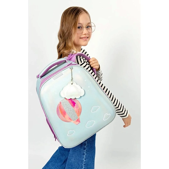 Ранец Basic Воздушный шар, 2 отд., эргоном. спинка, экокожа