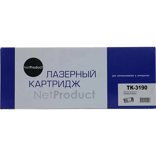 Тонер-картридж NetProduct (N-TK-3190) для Kyocera P3055dn/P3060dn, 25K, с/ч