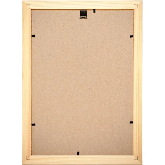 Рамка деревянная А4 коричневого цвета 1701