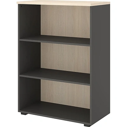 Стеллаж для документов низкий К-Loft 241H011 выс 1080 дуб скандин./графит