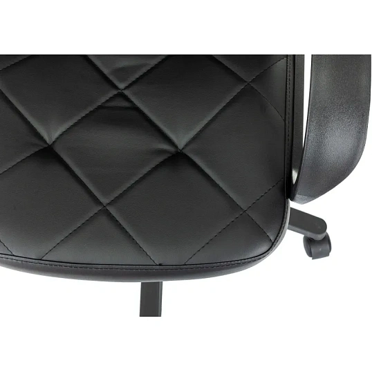 Кресло VB_EChair 602 PU черный эко.кожа крестов. пластик