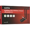 Сетевой адаптер WiFi Netis F1 AX3000 PCI Express + Bluetooth 5.2