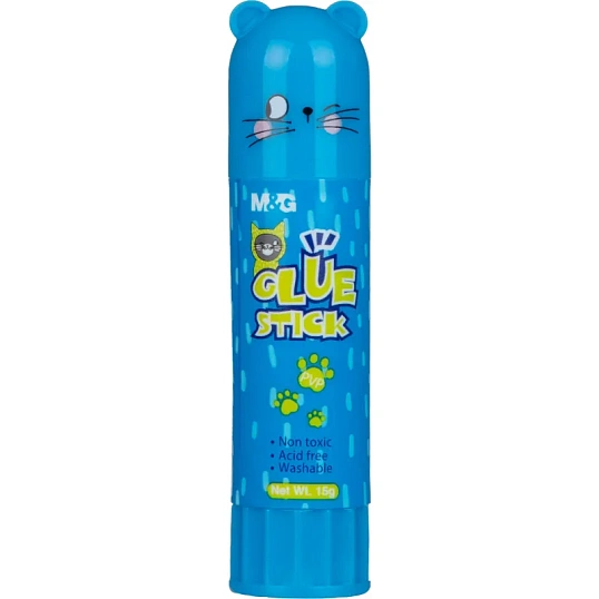 Клей-карандаш M&G So Many Cats, 15 г,PVP, в ассортименте