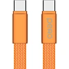 Кабель PERO DC18 ULTIMATE USB-С to USB-C, 60W, 3A, 1.5m, Orange